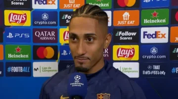 رافينيا يكشف كواليس فوز برشلونة الصعب على نيوكاسل بمنافسات الدوري الإنجليزي الممتاز